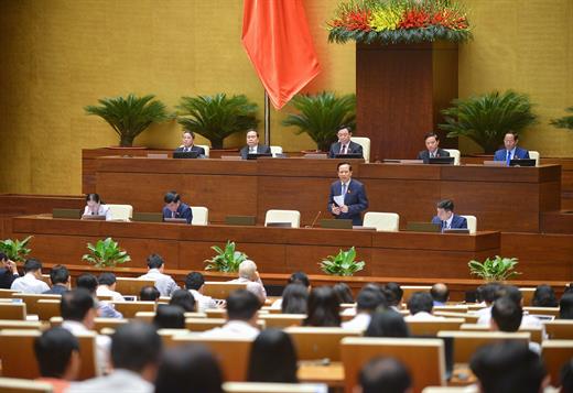 Bộ trưởng Đào Ngọc Dung trả lời chất vấn đại biểu Quốc hội